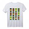 Lustiges Mülltonnen T-Shirt mit 12 Mülltonnen Design – Perfekt für Umweltfans und Recycling-Enthusiasten
