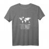Geburtsort Erde Rasse Mensch Politik Freiheit Religion Liebe T-Shirt - Aussagekräftiges Statement-Shirt für gesellschaftliches Engagement