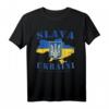 Karte der Ukraine Slava Ukraini Glory To Ukraine Flagge T-Shirt – Patriotische Unterstützung & Nationalstolz für Damen & Herren