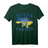 Karte der Ukraine Slava Ukraini Glory To Ukraine Flagge T-Shirt – Patriotische Unterstützung & Nationalstolz für Damen & Herren
