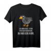 Vogel Wurm Schlaf T-Shirt mit Spruch - Lustiges Motiv für Frühaufsteher und Humorvolle Menschen