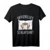 Offizielles Schlafshirt Otter Pyjama Schlaf T-Shirt - Lustiges Tiermotiv, Bequemes Nachthemd & Geschenkidee für Tierliebhaber