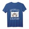 Offizielles Schlafshirt Otter Pyjama Schlaf T-Shirt - Lustiges Tiermotiv, Bequemes Nachthemd & Geschenkidee für Tierliebhaber