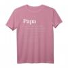 Papa Definition T-Shirt – Lustiges Vatertags- und Geburtstagsgeschenk für den besten Papa mit humorvollem Spruch