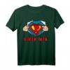 Herren Super Papa Hero T-Shirt – Originelles Geschenk für Vatertag, Geburtstag & Weihnachten mit Superhelden Design
