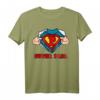 Herren Super Papa Hero T-Shirt – Originelles Geschenk für Vatertag, Geburtstag & Weihnachten mit Superhelden Design