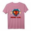Herren Super Papa Hero T-Shirt – Originelles Geschenk für Vatertag, Geburtstag & Weihnachten mit Superhelden Design
