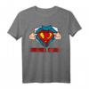 Herren Super Papa Hero T-Shirt – Originelles Geschenk für Vatertag, Geburtstag & Weihnachten mit Superhelden Design