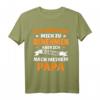 Ich versuche mich zu benehmen, komme nach Papa T-Shirt - Lustiges Geschenk für Papa, Mama, Sohn & Tochter zum Geburtstag oder Familienfest