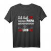 Kinder Hab Papa Lieb T-Shirt – Süßes Geschenk für Kinder zu Vatertag, Geburtstag & Weihnachten, um Papa zu zeigen, wie sehr sie ihn lieben