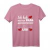 Kinder Hab Papa Lieb T-Shirt – Süßes Geschenk für Kinder zu Vatertag, Geburtstag & Weihnachten, um Papa zu zeigen, wie sehr sie ihn lieben