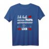 Kinder Hab Papa Lieb T-Shirt – Süßes Geschenk für Kinder zu Vatertag, Geburtstag & Weihnachten, um Papa zu zeigen, wie sehr sie ihn lieben
