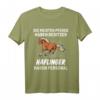 Lustiges Haflinger Personal Reiter Geschenk Pferd T-Shirt - Witziges Geschenk für Pferdeliebhaber, Reiter & Haflinger Fans zu Geburtstag & Weihnachten