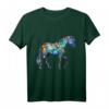 Pferd Kunstwerk Bunt - Tier Pferd T-Shirt für Tierliebhaber & Pferdefans, perfektes Geschenk für Freunde & Familie