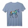 Pferd Kunstwerk Bunt - Tier Pferd T-Shirt für Tierliebhaber & Pferdefans, perfektes Geschenk für Freunde & Familie