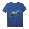 Pferd Kunstwerk Bunt - Tier Pferd T-Shirt für Tierliebhaber & Pferdefans, perfektes Geschenk für Freunde & Familie