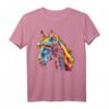 Pferd Kunstwerk Bunt Sonnenbrille - Tier Pferd T-Shirt für Tierliebhaber und Pferdefans, Geschenkidee für Freunde & Familie