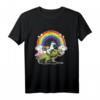 Unicorn Riding T-Rex With A Cat T-Shirt – Fantasievolles Geschenk für Märchen- und Dinosaurierfans, Männer, Frauen & Kinder