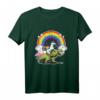 Unicorn Riding T-Rex With A Cat T-Shirt – Fantasievolles Geschenk für Märchen- und Dinosaurierfans, Männer, Frauen & Kinder