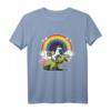 Unicorn Riding T-Rex With A Cat T-Shirt – Fantasievolles Geschenk für Märchen- und Dinosaurierfans, Männer, Frauen & Kinder