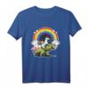 Unicorn Riding T-Rex With A Cat T-Shirt – Fantasievolles Geschenk für Märchen- und Dinosaurierfans, Männer, Frauen & Kinder