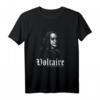 Voltaire Philosophie T-Shirt mit Signatur - Aufklärung, Humanismus & Ethik Motiv für Denker, Philosophen & Geisteswissenschaftler