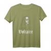 Voltaire Philosophie T-Shirt mit Signatur - Aufklärung, Humanismus & Ethik Motiv für Denker, Philosophen & Geisteswissenschaftler