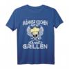 BBQ Grillmeister T-Shirt für Hobbygriller & Grillparty - Perfektes Geschenk für BBQ-Veteranen & Grillfans