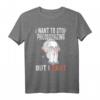 I Want To Stop Philosophizing But I Kant - Witziges Philosophie T-Shirt für Studenten, Professoren & Philosophen als Geschenkidee