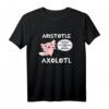 Aristotle Axolotl Philosophie T-Shirt - Lustiges Kawaii Comic Design mit griechischem Zitat für Philosophie-Fans und Tierliebhaber