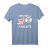 Aristotle Axolotl Philosophie T-Shirt - Lustiges Kawaii Comic Design mit griechischem Zitat für Philosophie-Fans und Tierliebhaber