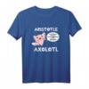 Aristotle Axolotl Philosophie T-Shirt - Lustiges Kawaii Comic Design mit griechischem Zitat für Philosophie-Fans und Tierliebhaber