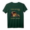 Diogenes I Need Nothing And I Know Things Philosophie Shirt – Originelles Geschenk für Philosophen, Nerds & Literaturfans für Weihnachten & Geburtstag