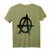 Anarchie-Philosophie T-Shirt – Klassisches Design mit doppelt genähtem Saum, ideal für Anhänger anarchistischer Ideale