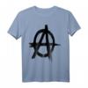 Anarchie-Philosophie T-Shirt – Klassisches Design mit doppelt genähtem Saum, ideal für Anhänger anarchistischer Ideale