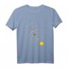 Sonnensystem Planeten Shirt mit Sonne & Umlaufbahn - Perfektes Geschenk für Kinder, Schüler & Hobby-Astronomen