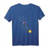 Sonnensystem Planeten Shirt mit Sonne & Umlaufbahn - Perfektes Geschenk für Kinder, Schüler & Hobby-Astronomen