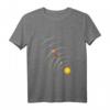 Sonnensystem Planeten Shirt mit Sonne & Umlaufbahn - Perfektes Geschenk für Kinder, Schüler & Hobby-Astronomen
