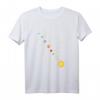 Sonnensystem Planeten Shirt mit Sonne & Umlaufbahn - Perfektes Geschenk für Kinder, Schüler & Hobby-Astronomen