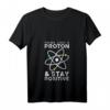 Damen Physik T-Shirt Think Like A Proton Stay Positive – Perfektes Geschenk für Wissenschafts- und Physikliebhaber