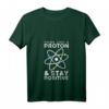 Damen Physik T-Shirt Think Like A Proton Stay Positive – Perfektes Geschenk für Wissenschafts- und Physikliebhaber