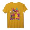 Psychedelic Pyramids Pilze Space Aliens UFO T-Shirt – Trendiges Kunstdesign für Space- und UFO-Fans