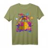 Psychedelic Pyramids Pilze Space Aliens UFO T-Shirt – Trendiges Kunstdesign für Space- und UFO-Fans