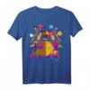 Psychedelic Pyramids Pilze Space Aliens UFO T-Shirt – Trendiges Kunstdesign für Space- und UFO-Fans