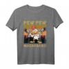 PEW Madafakas Vintage Trooper Soldat Hahn mit Pistole T-Shirt – Lustiges Tier- und Waffen-Design für Sci-Fi, Gamer & Militärliebhaber