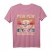 Pew Pew Madafakas Alpaka Lama T-Shirt mit Sonnenbrille und Pistolen - Vintage Sommeroutfit für Tierliebhaber & Humorvolle Geschenke