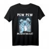 Pew Pew Madafakas Lustiges Hase T-Shirt mit Pistolen Motiv – Originelles Geschenk für Hasenliebhaber, Humor und Geburtstag