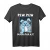 Pew Pew Madafakas Lustiges Hase T-Shirt mit Pistolen Motiv – Originelles Geschenk für Hasenliebhaber, Humor und Geburtstag