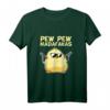 Pew Pew Madafakas Lustiges Küken mit Pistole T-Shirt - Originelles Geburtstagsgeschenk für Hühner- und Sarkasmus-Fans