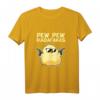 Pew Pew Madafakas Lustiges Küken mit Pistole T-Shirt - Originelles Geburtstagsgeschenk für Hühner- und Sarkasmus-Fans